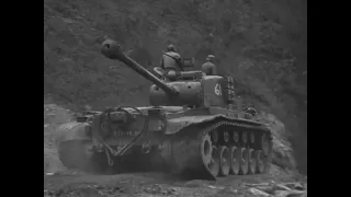 M19A1 Multiple Gun Motor Carriage in action against ground targets in Korea in October 1951