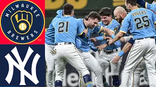 New York Yankees Vs Milwaukee Brewers  FULL GAME HIGHLIGHTS  [TODAY] September 010, 2023