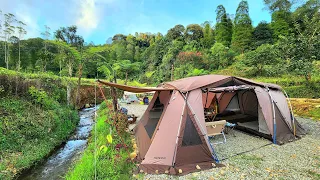 Camping Keluarga di DJAMUJU COFFEE CAMP, Ciwidey, Bandung | Camping Bareng @AdhitHakim | 인도네시아 캠핑장