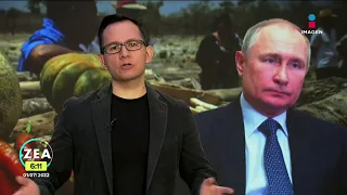 Putin niega responsabilidad por la crisis alimentaria mundial | Noticias con Francisco Zea