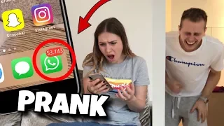 Whats App PRANK an BIBI 😨  Handy kaputt  😱