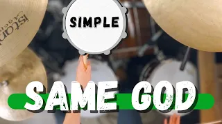 Simple Drums for Same God by Elevation Worship