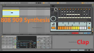 How To Make A 808/909 Clap With Operator | Ableton Live