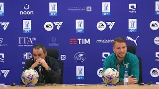 Inter-Lazio|Conferenza stampa Maurizio Sarri e Ciro Immobile