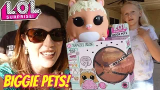 LOL Surprise BIGGIE PETS!!! First Opening With Our Fans!