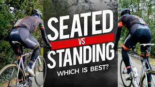 Cycling SEATED vs STANDING - Which is Best for Climbing? Plus Box Hill KOM - Planted & Powerful!