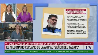 La AFIP le reclama U$S 400 millones al "Señor del Tabaco"