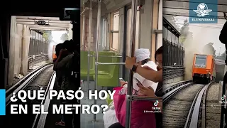 Otra falla en el Metro, ahora fue en la estación Coyuya de la Línea 8