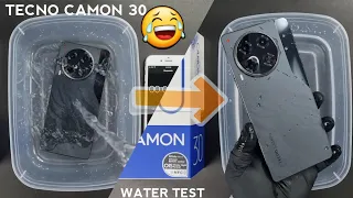 Tecno Camon 30 Water Test 💦💧| The Very First Ultimate Water Test Of Tecno Camon 30