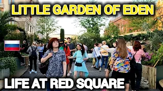 Little garden of Eden at Red Square in Moscow|Russia city tour|summer vlogs
