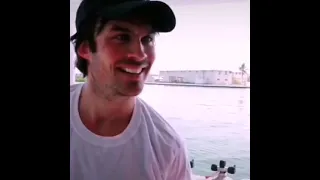 iansomerhalder being the cutest for 14 sec ❤ #Iansomerhalder #vwars #ninadobrev #iansomerhelderedit