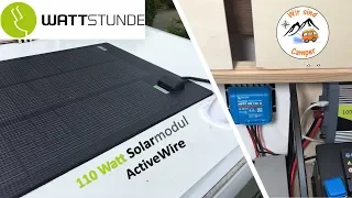 110 Watt Solar auf dem Wohnwagen von Wattstunde | Rabattcode in der Beschreibung