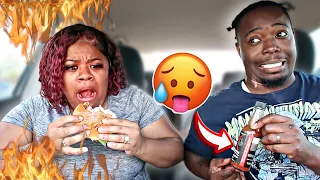 PUTTING THE WORLD'S HOTTEST HOT SAUCE ON MY WIFE'S FOOD! *REVENGE*