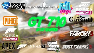 GT 710 Test In 22 High Graphics Games 2022