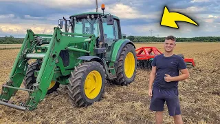 SZUKAMY ZIEMI - Bartosz w Marka Traktorze - Talerzowanie Ścierniska