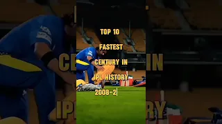 Top 10 Fastest Century In Ipl History 🏏#shorts #viral #csk #pbks #ipl2024 #cricket