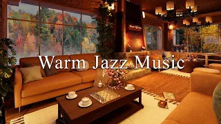 Vintage Fall Coffee Shop Ambience with Soft Jazz, Relaxing Rain and Gentle Cafe Sounds #8