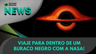 Ao vivo | Viaje para dentro de um buraco negro com a Nasa! | 08/05/2024 | #OlharDigital