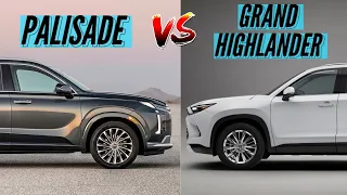 2024 Hyundai Palisade vs 2024 Toyota Grand Highlander | Palisade or Highlander?! | SUV Battles!