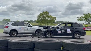 ITAI Crash Day 2022 BMW X5 v BMW X5 - 34 mph