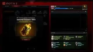 Dota 2 Открытие immortal treasures 3. Opening the chest number 3