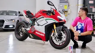 My New Ducati V4 Speciale! House Tour & iPhone X Giveaway!