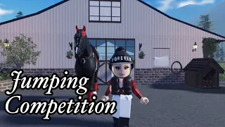 Jumping Competition with Moon for the first time *Big success!*/VOICE