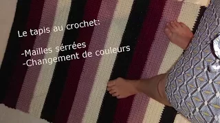 tapis au crochet