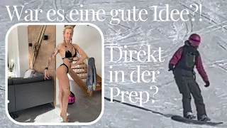 War das eine gute Idee🤫?! Prep im Skiurlaub ❄🎿