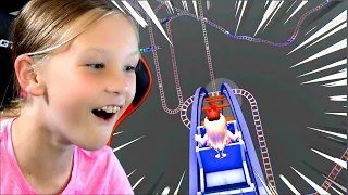 Madison Gets Frustrated Playing Cart Ride Delivery Service on Roblox!!