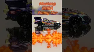 I found a Mustang NHRA Funny Car! Super Stock! Hot Wheels Drag Strip!