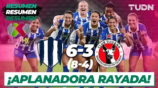 Resumen y goles | Rayadas 6-3 Tijuana | AP2023-4tos | Liga Mx Femenil