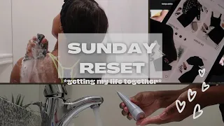 SUNDAY RESET ROUTINE | hygiene + self care & more ♡