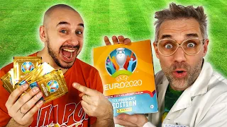 ФУТБОЛЬНЫЙ ЧЕЛЛЕНДЖ! ПАПА РОБ VS ДОКТОР ЗЛЮ: НАКЛЕЙКИ PANINI EURO 2020!