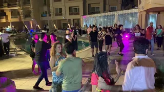 Rueda de casino  , Salsa rueda at Latin Summer Pool Party 2020