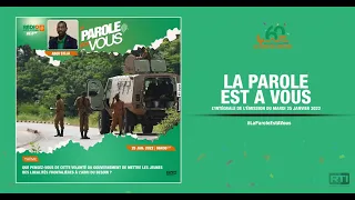 La parole est à vous du 25 Janvier 2022 par Abou Sylla [ Radio Côte d'Ivoire ]