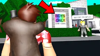 He Had A BOYS ONLY Gym.. But I EXPOSED His UNHEALTHY SECRET! (Roblox)