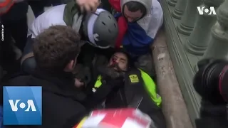 Paris 'Yellow Vest' Protester Injured After Being Hit By Projectile