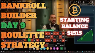 DAY 9 BANKROLL BUILDER BEST ROULETTE STRATEGY. How to Earn Money Online Casino Fast & Easy.