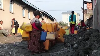 Goma residents endure temporary water shortages, despite city's proximity to lake Kivu