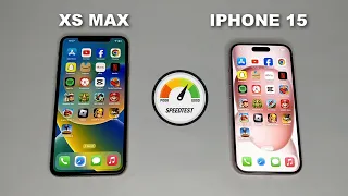 iPhone Xs Max Vs iPhone 15 I SPEED TEST