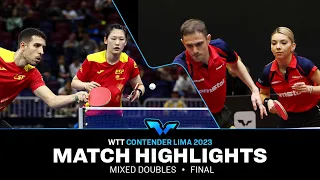 Ovidiu Ionescu/Bernadette Szocs vs Maria Xiao/Alvaro Robles | XD Final | WTT Contender Lima 2023