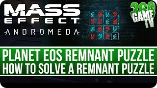 Mass Effect Andromeda How to solve a Remnant puzzle (Planet EOS 1st Story glyph puzzle guide)