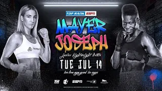 Mikaela Mayer vs Helen Joseph FULL FIGHT July 14, 2020