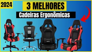 As 3 Melhores Cadeiras Ergonômicas / Cadeiras de Escritório Em 2024! custo BENEFICIO