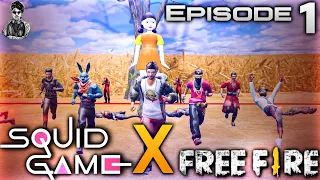 Squid Game Episode 1 | Squid Game Red Light Green Light | Free Fire 3D Animation | VJ's Creations