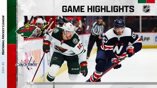 Wild @ Capitals 4/3 | NHL Highlights 2022