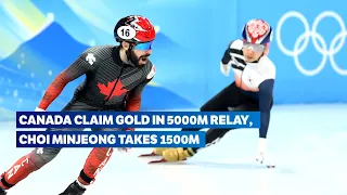 ⛸ Short Track Speed Skating Highlights Beijing 2022 | Men's 5000m Relay/Women's 1500m