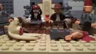 Lego Jack Sparrow VS Indiana Jones  Stop Motion