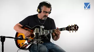 Semi-Hollow Guitar: electric and acoustic sound comparison